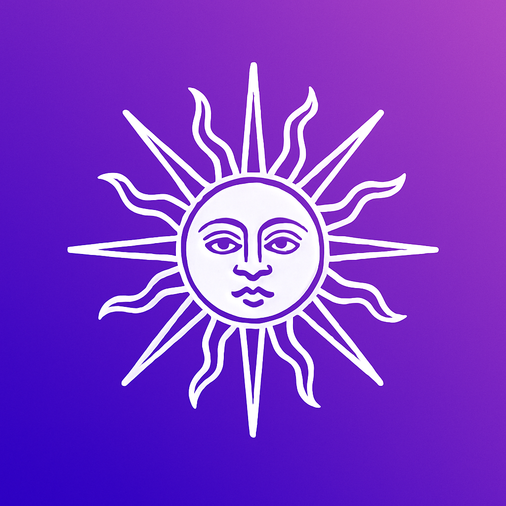 Logo Le Tarot d’Eva - Icône soleil tarot