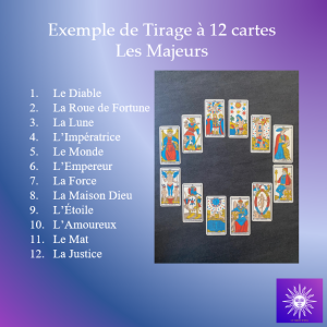 tirage 12 cartes 1 tirage 12 cartes 1
